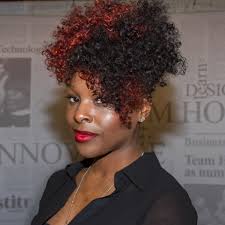 Beautiful Black Women at the International Hair And Beauty Show]