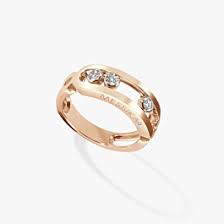 Here women at messika share what international. Pink Gold Diamond Ring Move Messika 03998 Pg