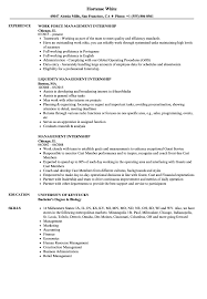 Writing resumes can be a very tricky affair because your resume is basically an introduction to your employer. Management Internship Resume Samples Velvet Jobs