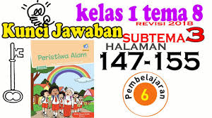 Oct 15, 2020 · soal, rangkuman materi dan kunci jawaban pendidikan agama islam dan budi pekerti kelas 3 halaman 143 144 145 146 147 148 149 150 151 152 153 154 155 dan 156 merupakan. Kunci Kelas 1 Tema 8 Subtema 3 Pembelajaran 6 Halaman 147 Sampai 155 Rev 2017 Youtube