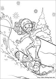 A huge collection of snowboarding coloring pages. Groovy Girls Coloring Picture