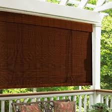 Imperial Matchstick Bamboo Roller Blind With Valance Wayfair Outdoor Blinds Patio Blinds Blinds Design