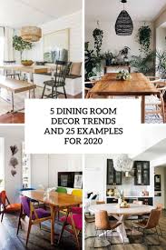 Bohemian design embraces color with abandon, from earthy reds and browns to rich, saturated jewel tones. 5 Dining Room Decor Trends And 25 Examples For 2020 Digsdigs