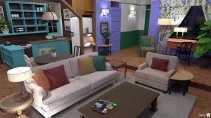The apartment has a balcony in the tv. 3d Render Of Monica S Apartment From Friends Tv Show 9gag