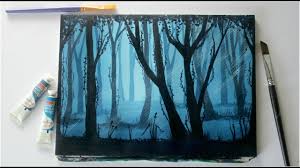 Demonstration of abstract landscape painting with a brush and palette knife. Learn How To Paint Landscapes Nature 40 Video Tutorials Displate Blog