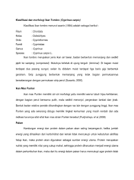 Oleh rizhal akbar jaya pratama diposting pada 16 agustus 2020 13 agustus 2020. Klasifikasi Dan Morfologi Ikan Tombro