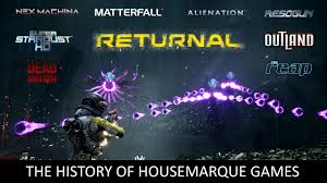 The finnish studio housemarque, perhaps best known for the ps4 launch exclusive resogun, has housemarque ceo ilari kuittinen penned a blog post sharing the announcement, where he also. The History Of Housemarque Games Returnal Nex Machina Resogun Alienation Stardust Series Youtube