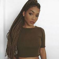 Get the best deals on braid synthetic hair extensions. Light Brown Box Braids Hair Styles Box Braids Hairstyles Braided Hairstyles