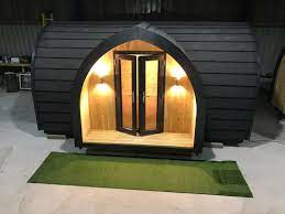 Glamping domes are extra heavy duty dome tents suitable for year round use. Wooden Camping Pods For Sale Glamping Pods Arch Leisure Camping Pods Toilet Shower Blocks