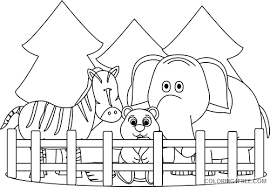 Take a deep breath and relax with these free mandala coloring pages just for the adults. Zoo Animals Coloring Pages Zoo Black And Printable Coloring4free Coloring4free Com