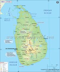 sri lanka map map of sri lanka