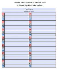 Open word for the web. 20 Printable Panel Schedule Template Samples Pdf Doc Template Republic