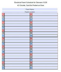 First draw a floor plan of your house. 20 Printable Panel Schedule Template Samples Pdf Doc Template Republic