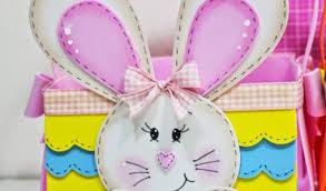 Preparé estos conejitos y zanahorias para celebrar la pascua de resurrección. Canastos De Pascua De Resurreccion Manualidades
