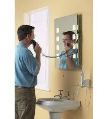 Illuminated Bathroom Mirror With Shaver Socket Bathroom Mirror Mirror Cabinets Bathroom Mirror Cabinet
