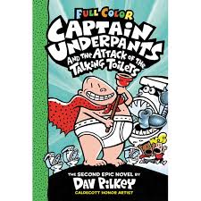 Dog man, the newest hero from the creator of captain underpants, is still learning a few tricks of the trade. Captain Underpants And The Attack Of The Talking Toilets Color Hardcover Walmart Com Walmart Com