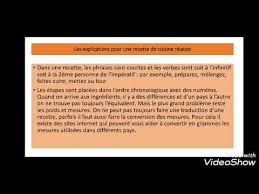 Cm1 P Ecrite Rediger Un Texte Prescriptif Une Recette De Cuisine Prof Med Sadouk Youtube
