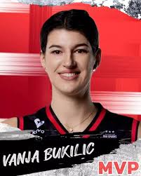 MVP "Vanja Bukilic" Opposite ( Position Match Outside Hitter ) 15 Point,  Efisiensi 53.8%, Tingkat Keberhasilan Serangan 60.9%, Block 7 . . #voli  #voliindo #voliindonesia #volikorea #voligram #vanjabukilic #redsparks