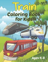40+ simple train coloring pages for printing and coloring. Train Coloring Book For Kids Ages 4 8 Cute Train Coloring Pages For Boys And Girls Starshine 9798583414253 Amazon Com Books