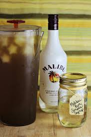 Garnish with a lime wedge. Malibu Rum Simple Syrup Great For Iced Tea Home Cooking Memories