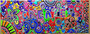 Create A Create Banner Elementary Art Collaborative Art Projects Elementary Art Lesson Plans