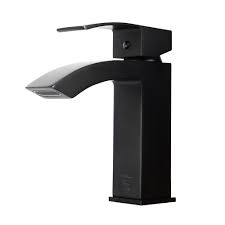 Find bathroom sink faucets at wayfair. Modern Single Handle Bathroom Faucet Waterfall Bathroom Vanity Sink Faucet With Large Rectangular Spout Cupc Nsf Certified Without Faucet Plate Walmart Canada