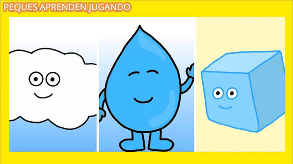 Estados del agua para niños Líquido, sólido, gaseoso Video de Peques Aprenden Jugando