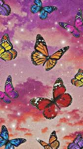 Purple Aesthetic Discover Cool Backgrounds In 2020 Butterfly Wallpaper Butterfly Wallpaper Iphone Hippie Wallpaper