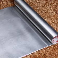 Aliexpress Comvinyl Film Decorative Diy Kitchen Furniture Renovation Pvc Self Adhesive Wallpaper Waterproof D Ba Metal Wall Panel Pvc Wall Furniture Renovation