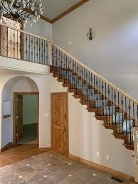 The color scheme should match that of the rest of the house, specifically railing is. The Top Staircase Railing Inspiration Photos We Re Using To Design Ours Chris Loves Julia