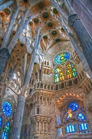 Visit its cloister, choir, crypt the cathedral of the holy cross and saint eulalia is the seat of the archbishop of barcelona and one of the city's oldest constructions. Interior Of Sagrada Familia In Barcelona Cathedral Gaudi Sagrada Familia