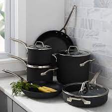 Shop for calphalon pots & pans in kitchen & dining at walmart and save. Calphalon Signature Non Stick 10 Piece Cookware Set With Bonus Reviews Crate And Barrel Canada