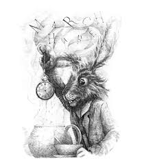 Black Alice In Wonderland Drawing Pin On Allie