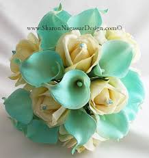 Please slide to verify help help Aqua Blue And Ivory Bouquet Real Touch Flowers Calla Lily Lilies Roses Silk Wedding Flowers Silk Flowers Wedding Prom Flowers Bouquet Real Touch Flowers