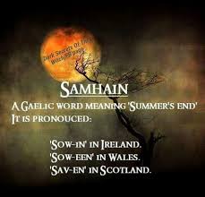 How To Pronounce Samhain Samhain Samhain Halloween Gaelic Words