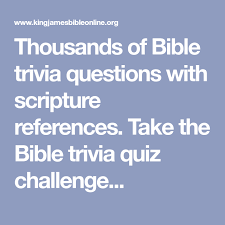 You press play and then you start to enjoy the bible game with different . Thousands Of Bible Trivia Questions With Scripture References Take The Bible Trivia Quiz Challenge Bible Facts Trivia Questions Bible Trivia Quiz
