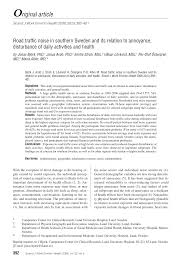 • comment gagner 600€ par mois sur ton téléphone avec des applications sans rien faire. Pdf Road Traffic Noise In Southern Sweden And Its Relation To Annoyance Disturbance Of Daily Activities And Health
