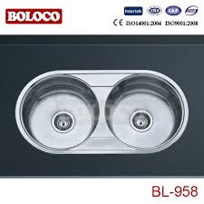 A round kitchen sink is a great option for creating something a bit different, ideal for smaller kitchen spaces and well suited to minimalist designs. Double Round Kitchen Sink China Steel Sink Kitchen Sinks Made In China Com