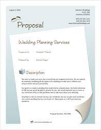 Wedding Planning Proposal Template Event Proposal Proposal Templates Event Planning Proposal