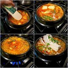 Vegetarian Soon Tofu Jjigae Korean Silken Tofu Stew Recipe On Food52 Recipe Korean Vegetarian Recipes Food Recipes