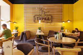 When it comes to storage ideas with a vintage style, some things to look for are pieces made out of metal (galvanized or with a porcelain enamel). Turka A Cozy European Style Cafe On Behance