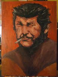 Charles Bronson as Wolverine! By Hal Inman