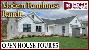 Ranch style modern farmhouse ranch. Open House Tour 85 Modern Farmhouse Ranch Home Narrated Tour With Klm Builders Youtube