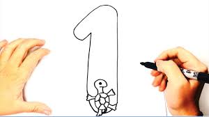 Los números romanos es un sistema de numeración antigua que actualmente se utiliza para hacer referencia a: Como Dibujar El Numero 1 Paso A Paso Dibujos Numeros Youtube