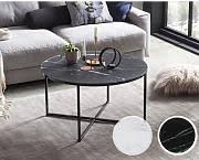 Moderner couchtisch mit luxuriösem marmor furnier in weiß. Couchtisch Marmor Rund Gunstig Online Kaufen Lionshome