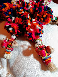 Wishing Doll Keychain With Pompon Tassels From Guatemala Centro America Por Decoesferas Gmail Com Good Luck Charms Purse Accesories By Guatemalan Artisans Lla