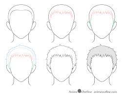 Check spelling or type a new query. How To Draw Anime Male Hair Step By Step Animeoutline