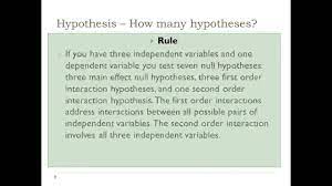 Research hypothesis a research hypothesis is a statement of expectation or prediction that will be tested by research. Developing A Quantitative Research Plan Hypotheses Youtube