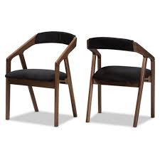 We did not find results for: Set Of 2 Wendy Midcentury Modern Velvet And Walnut Wood Finishing Dining Chairs Dark Gray Brown Baxton Studio Target