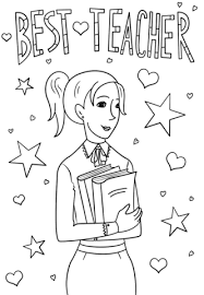 Best Teacher Coloring Page Toddler Coloring Book Coloring Book Pages Free Kids Coloring Pages
